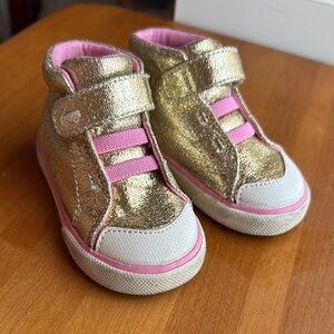 See Kai Run | Drew Gold Shine Shoes